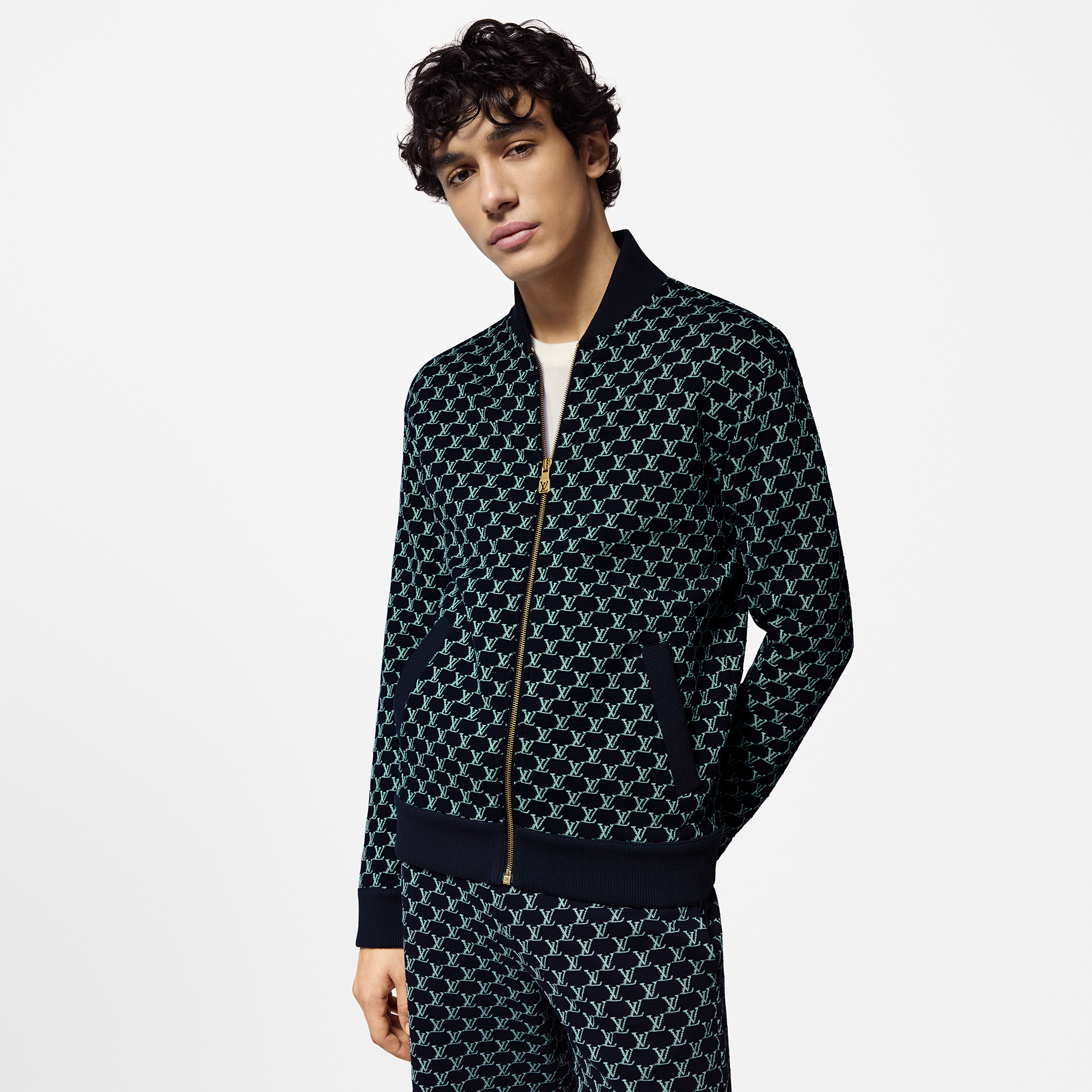 Double Face Cotton Jersey Bomber  in Men's Ready-to-Wear All Ready-to-Wear collections by Louis Vuitton (Product zoom)
